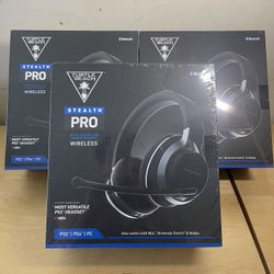 Brand New Turtle Beach Stealth Pro Wireless Gaming Headset PS5, PS4, PC
