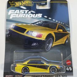 Hot Wheels Toyota Chaser JZX 100 Fast And Furious