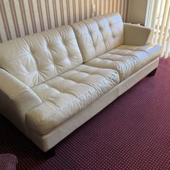 Leather Sofa And Chair . Price Including Delivery 