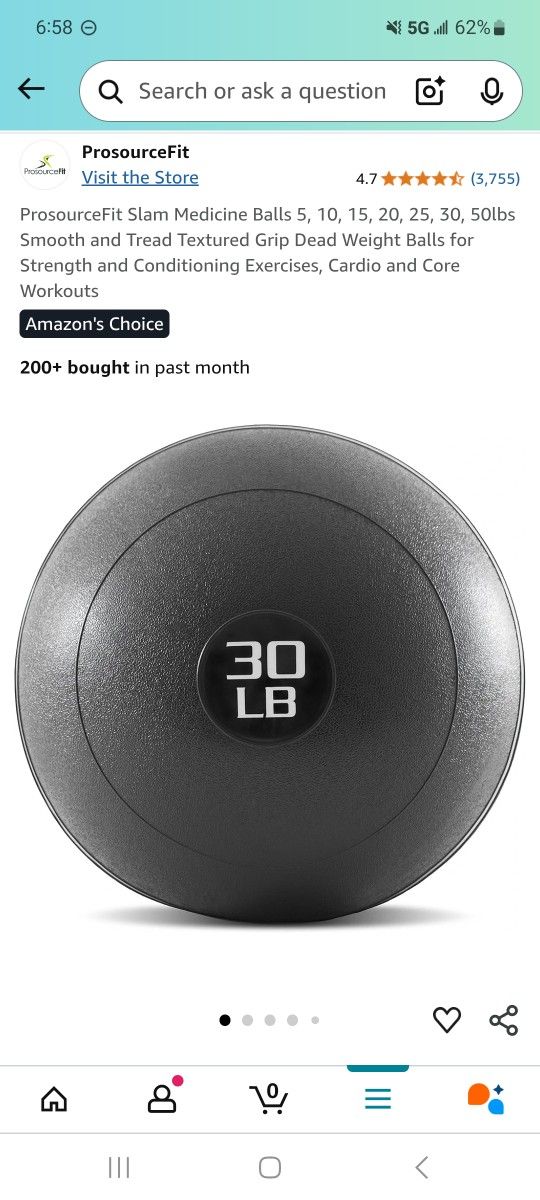 30lb Slam Ball