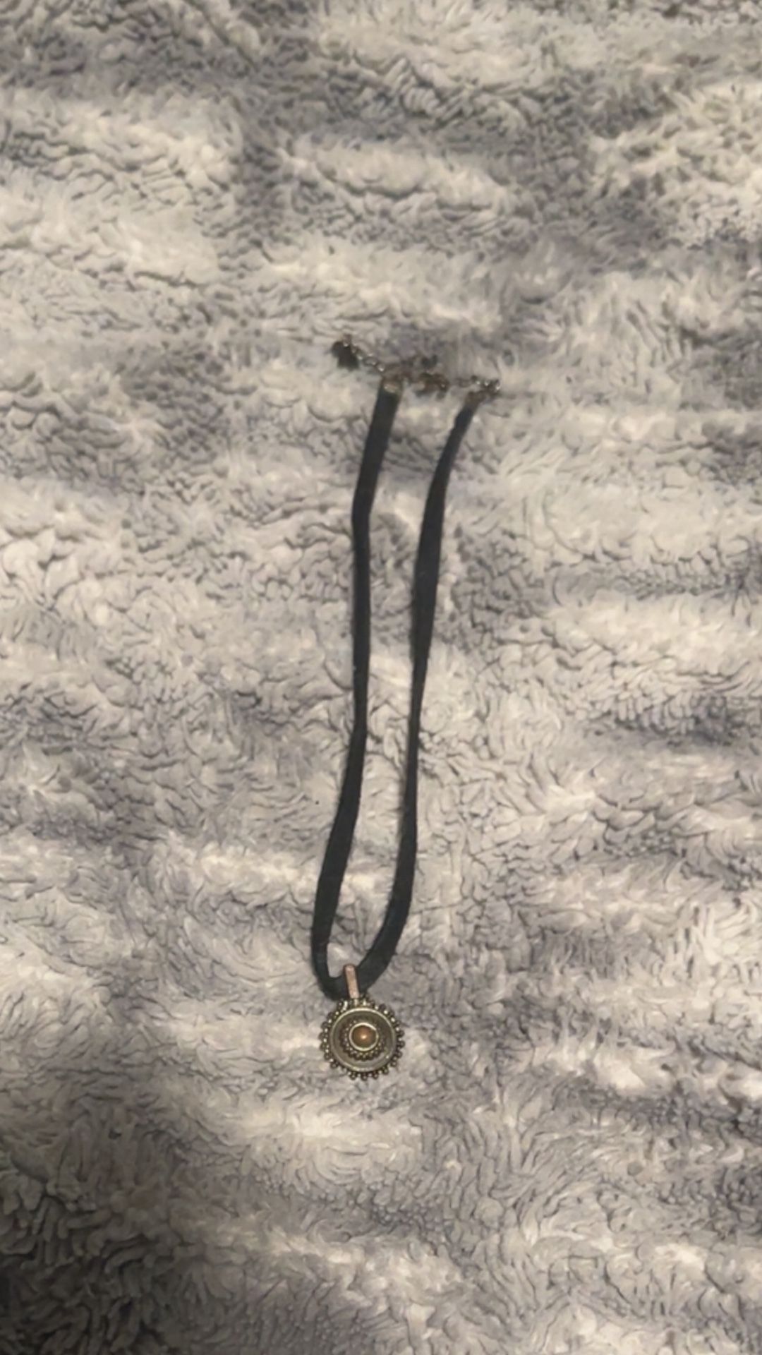 Black Choker With Charm