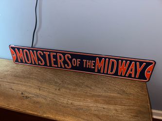 Monsters of Midway sign