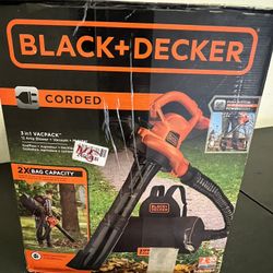 BLACK+DECKER 3-in-1 VACPACK Leaf Blower, Vacuum, and Mulcher