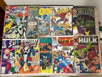 Vintage Marvel Comic Book Lot 1990s Infinity War Punisher 2099 Hulk MCU