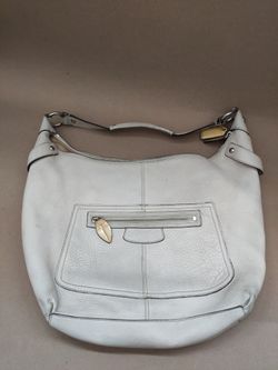 White Color Coach Bag