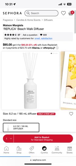 Maison Margiela Diffuser Parfumé “Beach Walk”