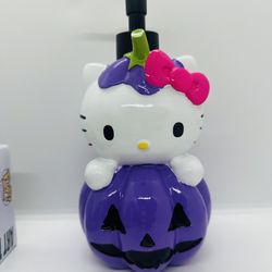 Hello Kitty Pumpkin Purple Soap Dispenser 