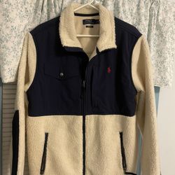 Polo Ralph Lauren Navy & Off-White Hybrid Jacket