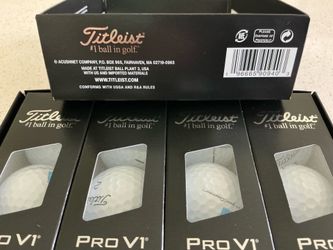 New Pro V1 dozen golf balls.  White
