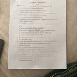 CDL Prep Sheet