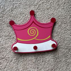 Princess Wall Hanging With Hooks For Backpack