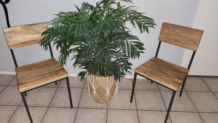 2 Rustic Sturdy Chairs