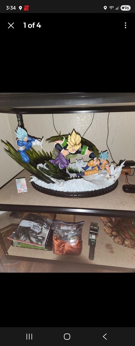 Dragon Ball Z Xceed X ORS Broly vs Goku/Vegeta Resin Statue 1/6 Scale