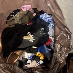Very large Bag of kids/baby cloths (both girls and boys)