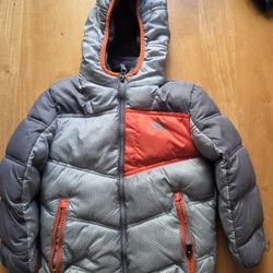 Snozu Hoodie Puffy Jacket With Inner Vest Zipper Double Zipper  NEW  size 4T