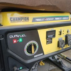 Dual Fuel Generator 7850w CHAMPIOM 