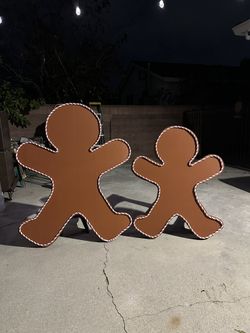 Gingerbread Christmas Holiday Decor Life Size
