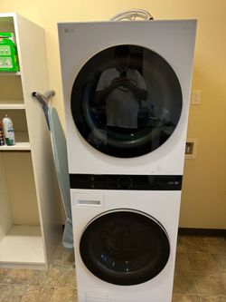 LG ThinQ Stacked Washer Dryer Unit $950