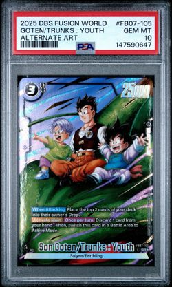 PSA 10 Son Goten/Trunks: Youth