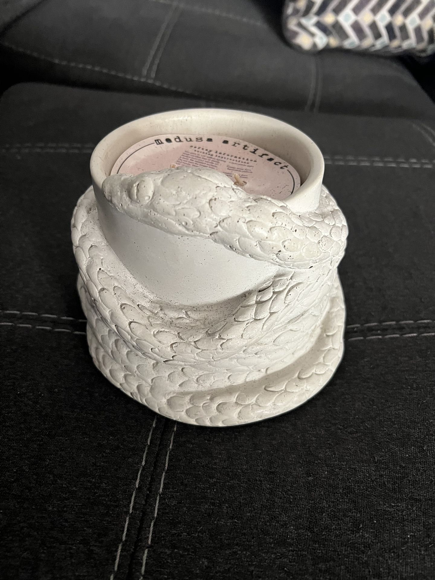 Brand New Medusa Candle - The Snake Artifact Large