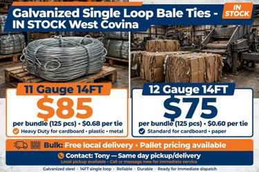 Wire Single  loop tie 11g 12g