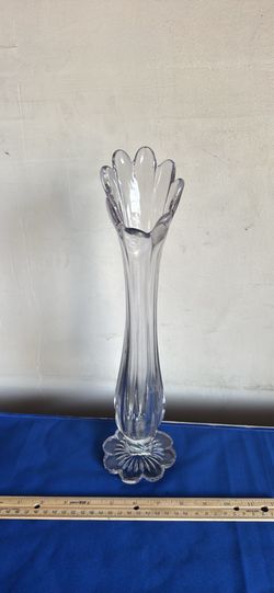 Tower glass vase