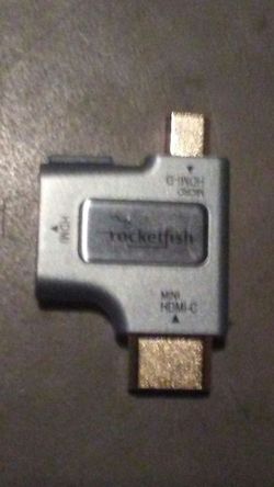 Rocket Fish mini HDMI-C & micro HDMI-D to HDMI connector
