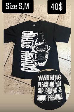 Cough syrup shirt