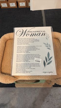 Brand new phenomenal woman canvas