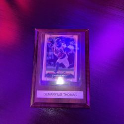 Demaryius Thomas Card and Display