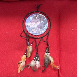 Wolf Dream catcher  Beautiful 