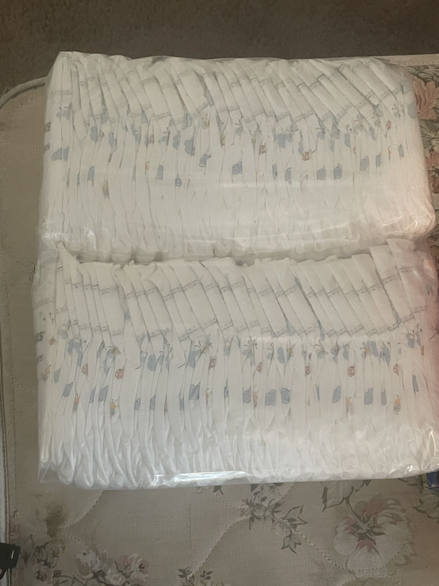 Unopened Pack Of Newborn Huggies Diapers 