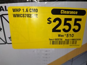 Whirlpool counter top microwave.