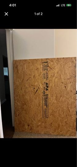 5 pieces of plywood