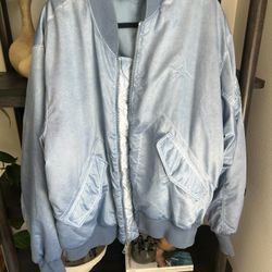 Jordan Essentials Washed Bomber Jacket 