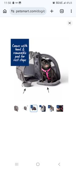 Dog carrier backpack