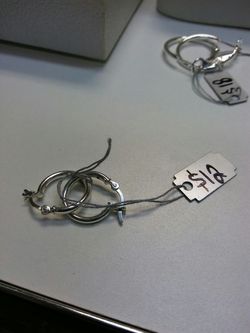 Sterling silver earings.