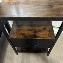 2 Bedside table- with charging port