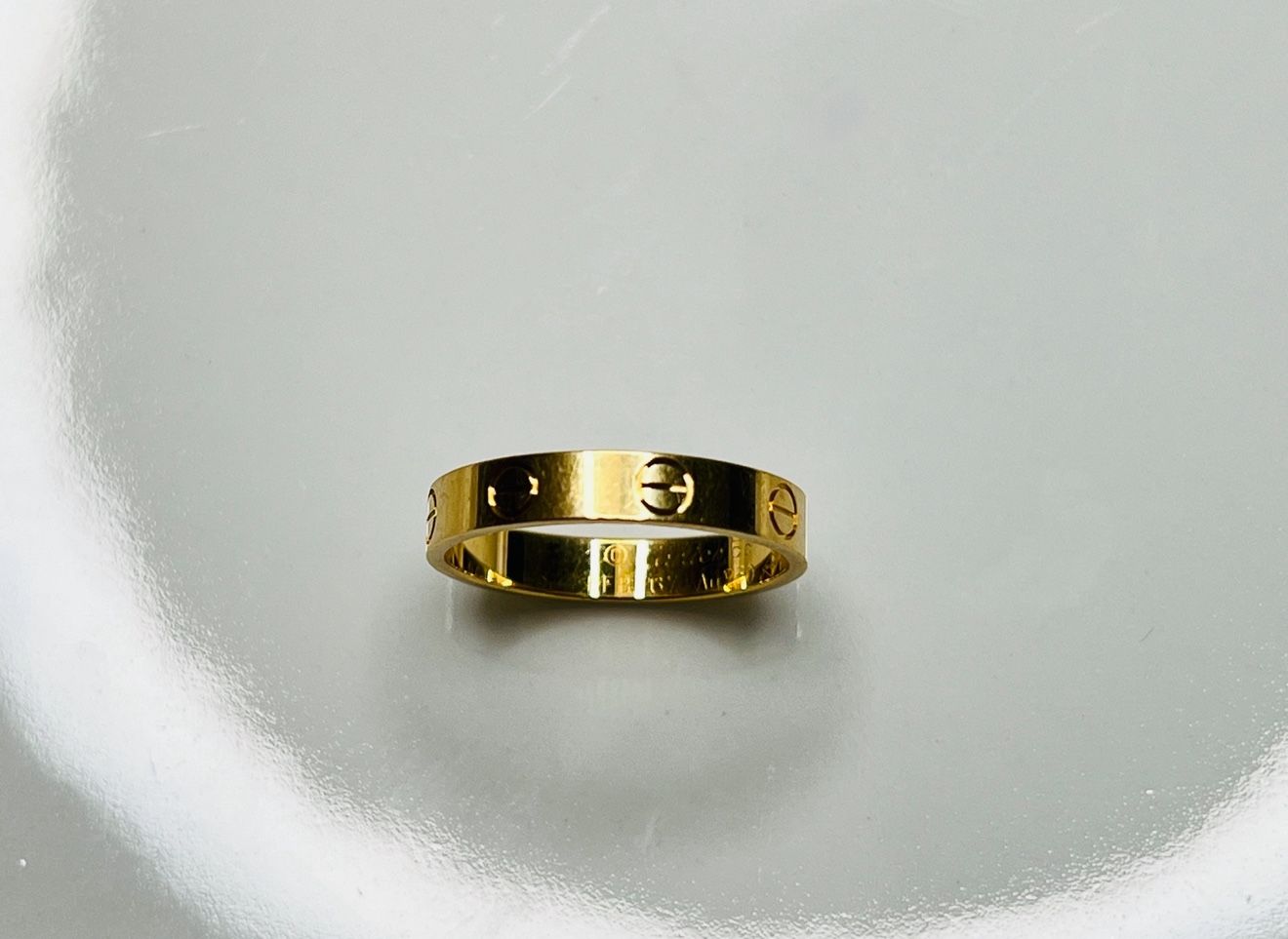 CARTIER RING 18K LOVE RING Small Model 55mm 7 1/4