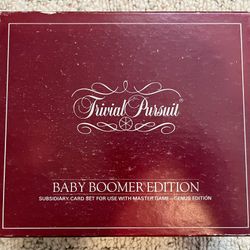 Trivial Pursuit Baby Boomer Edition - Subsidiary Card Set for Use W/ Master Game
