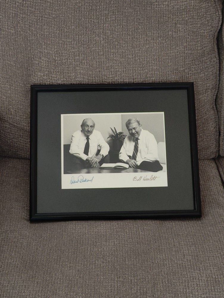 HP Hewlett Packard Signed Photo