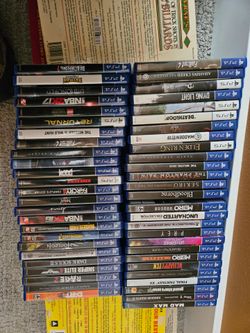 Ps5, ps4 game collection, selling in bulk. All in good condition (only played by a middle aged guy).