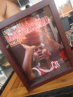 Michael Jordan Beckett #1 FRAMED
