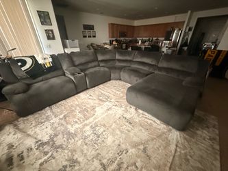 Sectional w/recliner