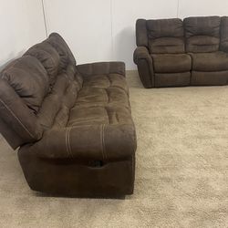Recliner Couch And Loveseat w/ Delivery