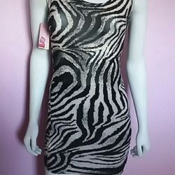 Zebra print dress
