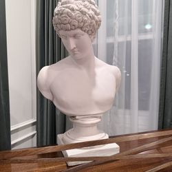 Classic Greek Bust Statue – David Style Sculpture 