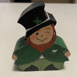 HANDMADE WOODEN LEPRECHAUN