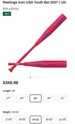 Rawlings Icon USA Youth Bat 2027 (-10)