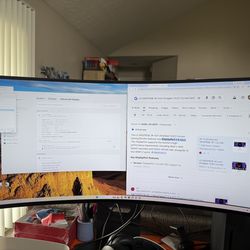 Curved monitor used less than 30 times